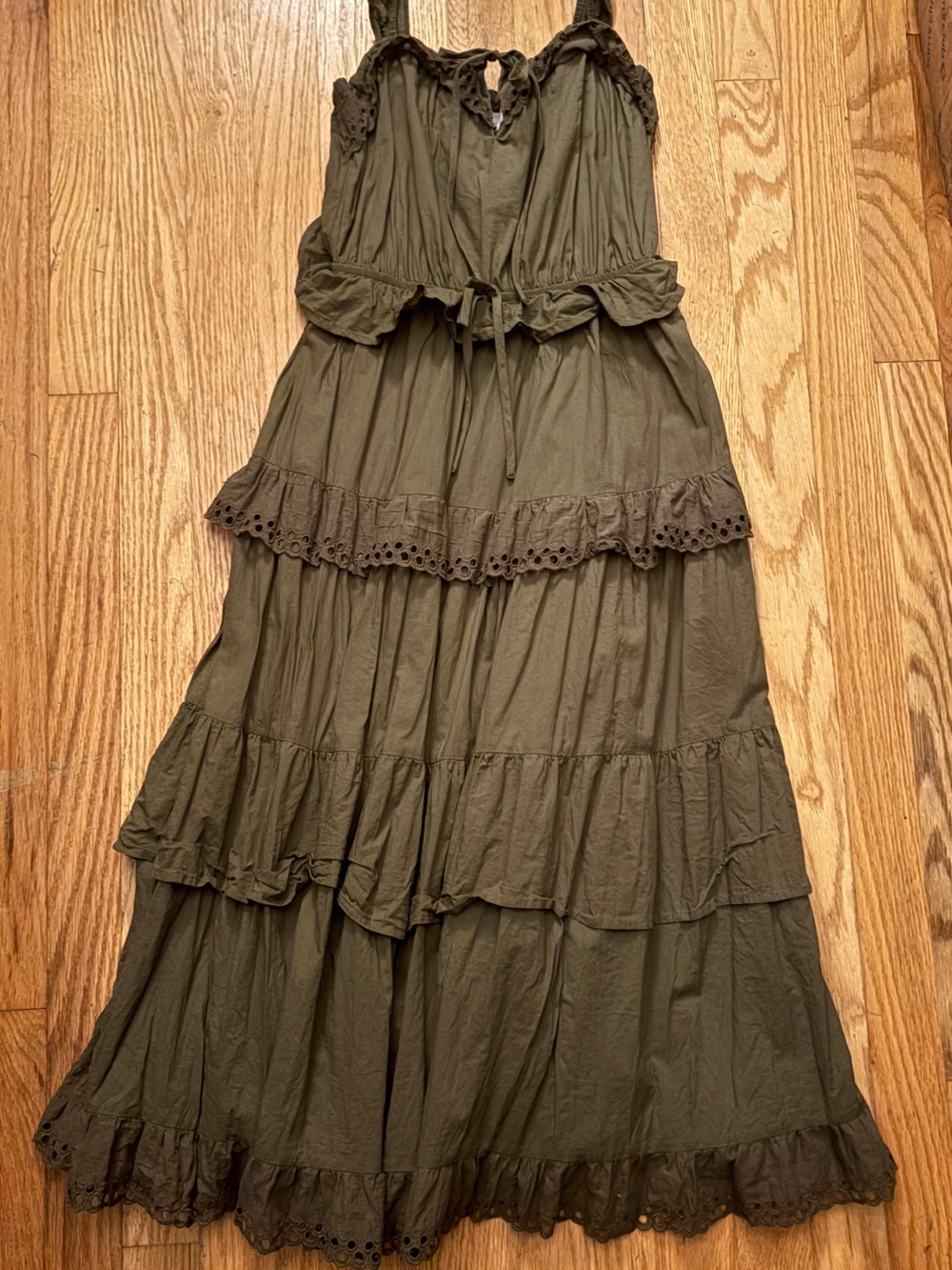 Olive Green Sundress